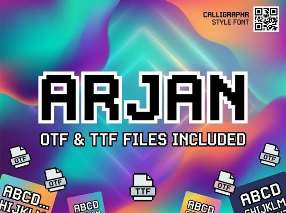 Arjan: The Nostalgic Typeface with a Digital Soul