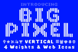 Big Pixel Vertical: A Sci-Fi Font for Bold Branding