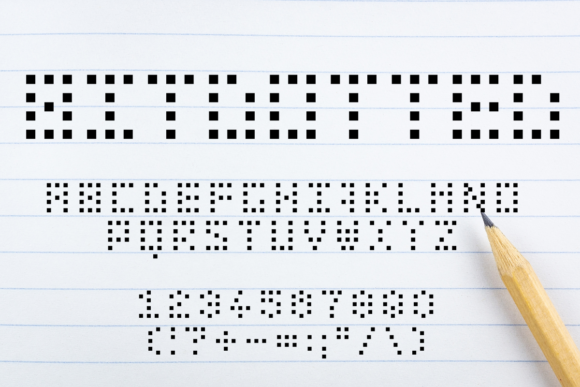 Bit Dotted: The Playful Font Bridging Tech and Education