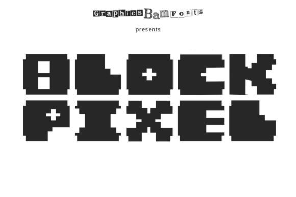 Block Pixel: The Distorted Retro Font for Modern Designs