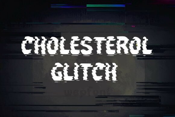 Cholesterol Glitch: Capturing Digital Chaos in Typography