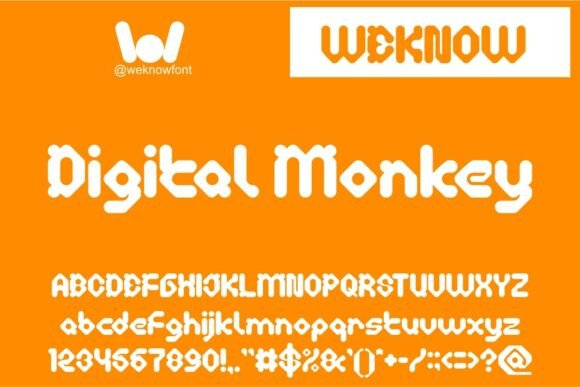 Digital Monkey: A Font That Feels Like Your Favorite Arcade