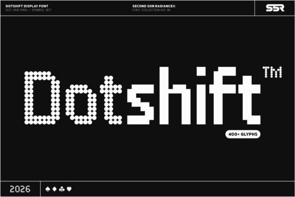 Dotshift: A Display Font That Moves Between Dots and Pixels
