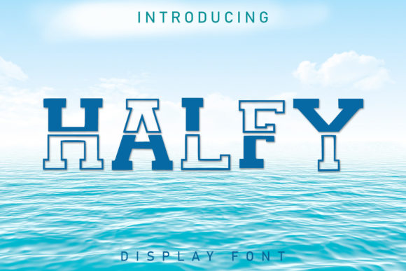 Halfy: The Modern Display Font That Feels Like a Creative Partner