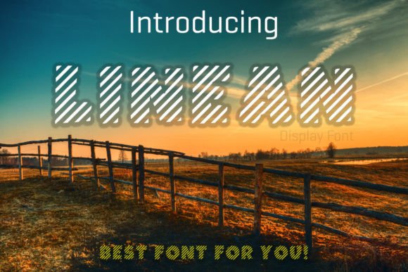Linean: A Uniquely Shaped Display Font for Creative Impact