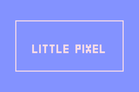 Little Pixel: The Display Font with a Digital Edge