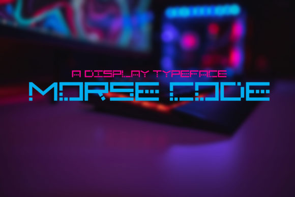 Morse Code: The Pixel Font That Brings Down-to-Earth Style