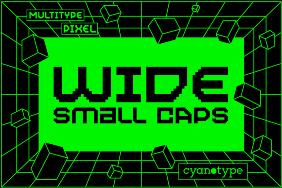 MultiType Pixel Wide: A Modern Typeface with Attitude