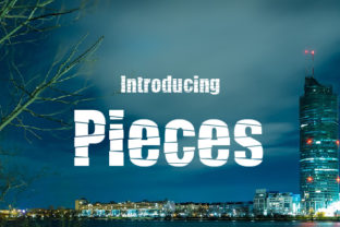 Pieces: A Pixel Font with Big Personality