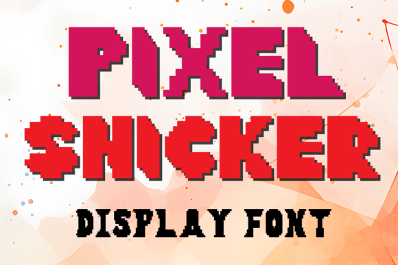 Pixel Snicker: The Retro Font That Brings Playful Charm to Modern Design