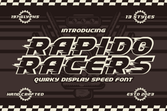 Rapido Racers: Capturing Velocity in Every Glyph