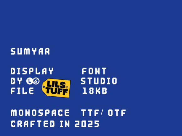 Sumyar Monospace: The Pixel-Perfect Font for Bold Branding